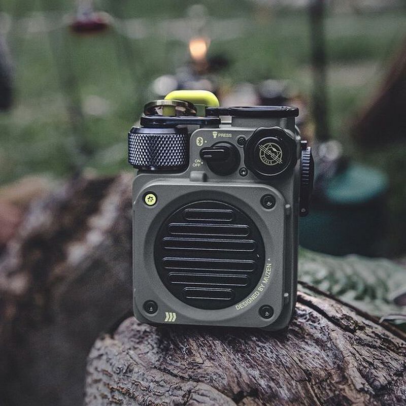 Muzen Wild Mini Rugged Outdoor Speaker | Green, , large image number 1