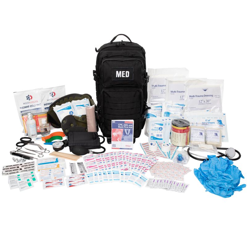 First Aid Full Tactical Trauma Kit | Black, , large image number 3