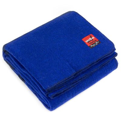 Royal Blue Classic Wool Blanket [9 blankets/unit]