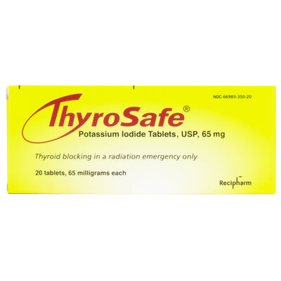 Potassium Iodide Tablets | ThyroSafe 10 Adult Doses