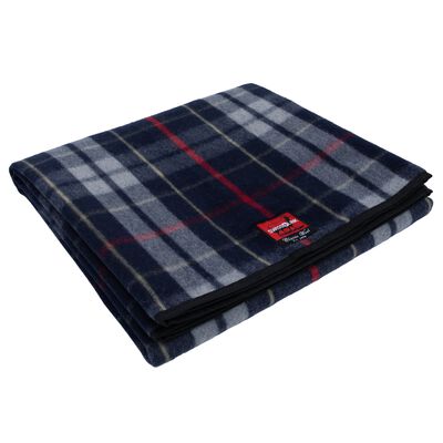 Classic Wool Picnic Blanket Plaid Twilight [6 blankets/unit]