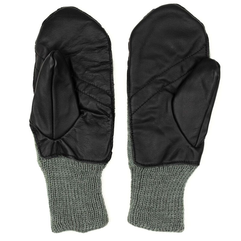 Swiss Wool Mittens w/Leather Palms - Mixed Colors | Issued, , large image number 2