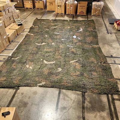 Oversized German Woodland Camo Net | Used - 18' x 18' [1/Unit]