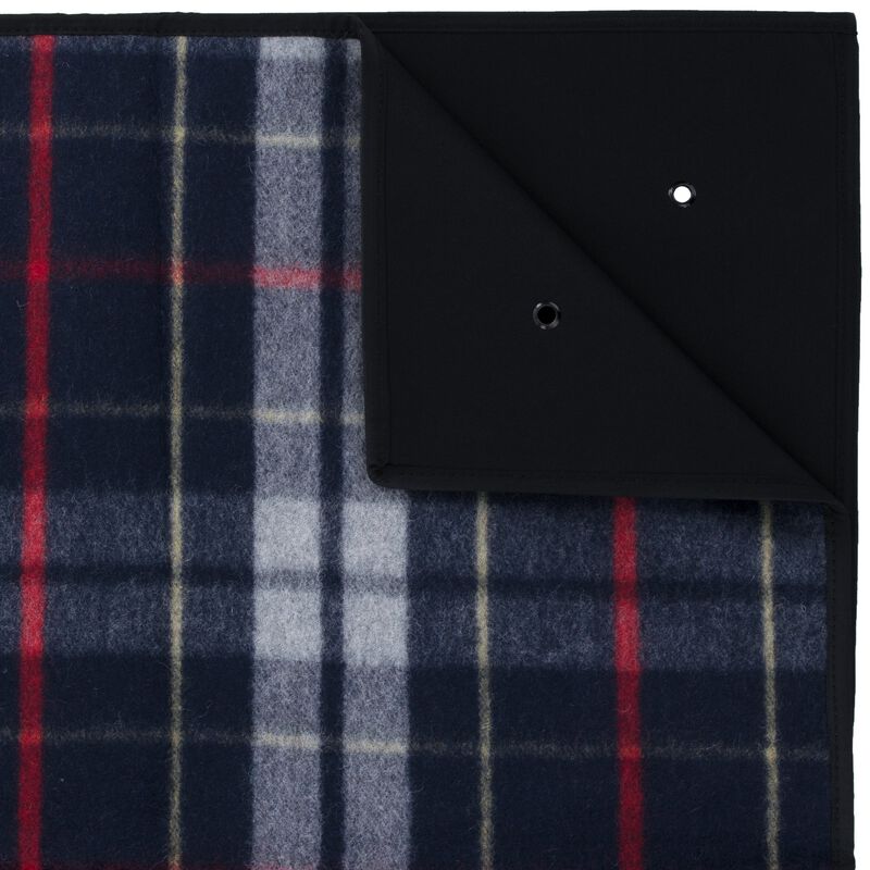 Classic Wool Picnic Blanket Plaid | Twilight, , large image number 3