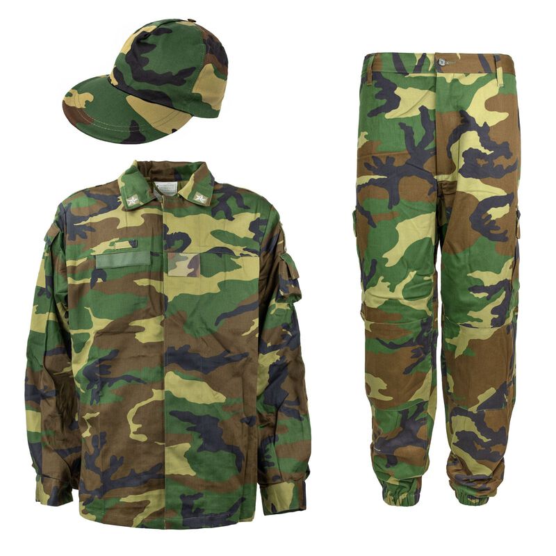 Italian 3pc Woodland Combat Set | Unissued, , large image number 0