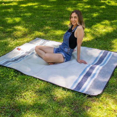 Classic Wool Picnic Blanket | Arctic Shawl, , large