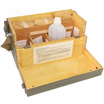 Wooden Medical Box | Czech Army Issue | #2 Condition [5 Boxes/Unit], , large