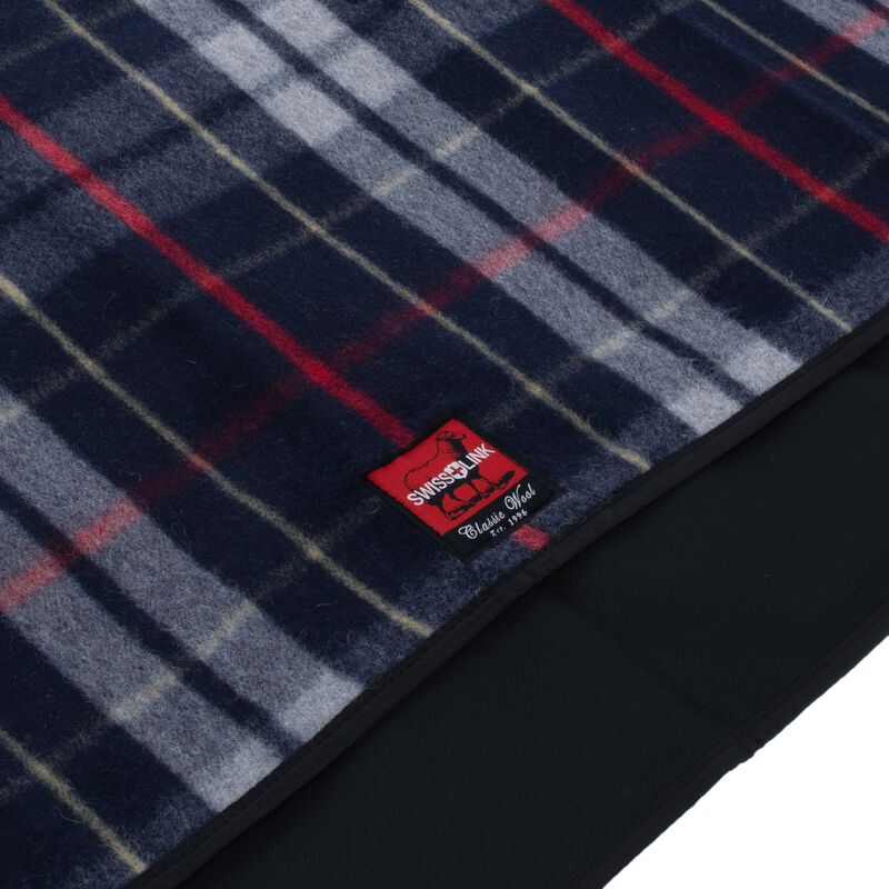 Classic Wool Picnic Blanket Plaid | Twilight, , large image number 4